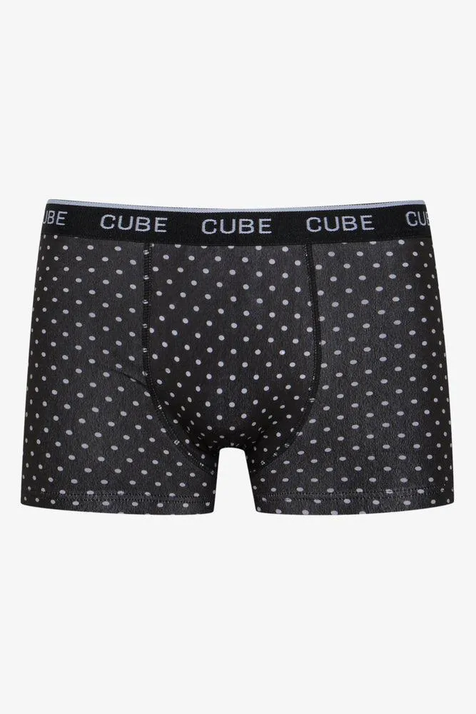 3 Pack Dot Boxers Black