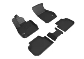 3D MAXpider 20-22 BMW 2 Series Gran Coupe 1st & 2nd Row Floor Mats - Black