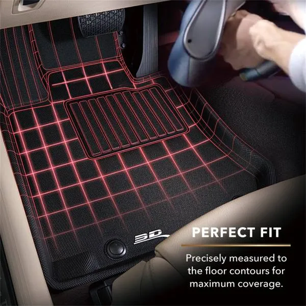 3D MAXpider 20-22 BMW 2 Series Gran Coupe 1st & 2nd Row Floor Mats - Black