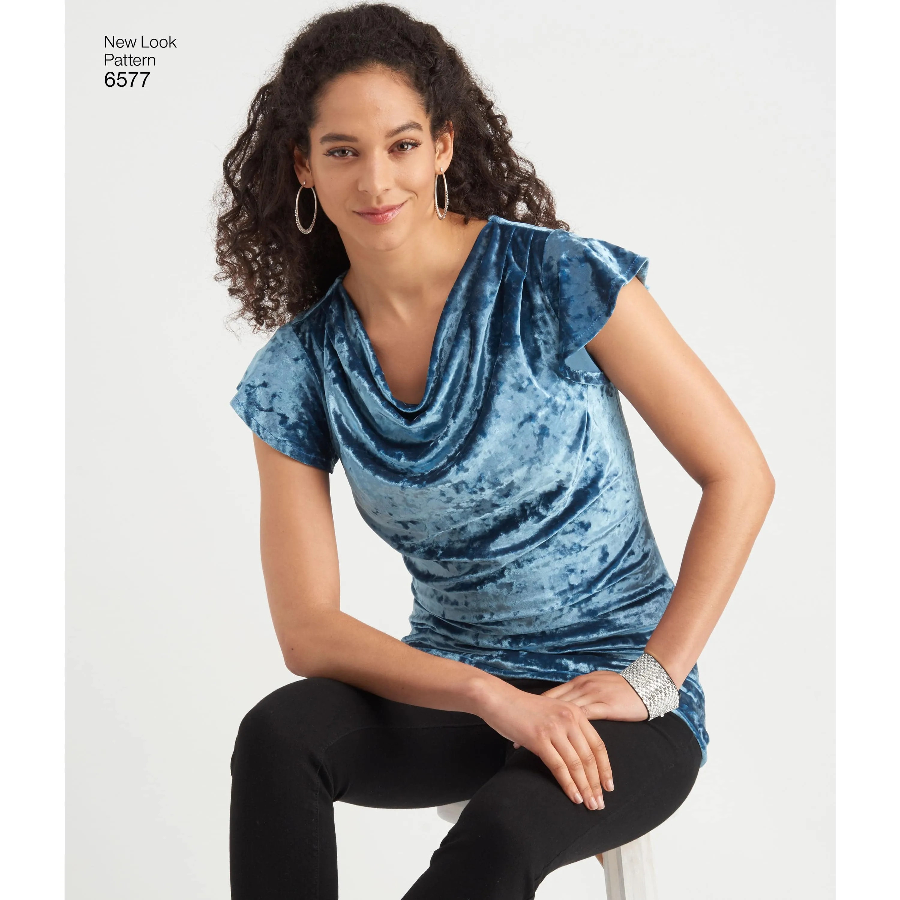 6577 New Look Pattern 6577 Misses' Knit Tops