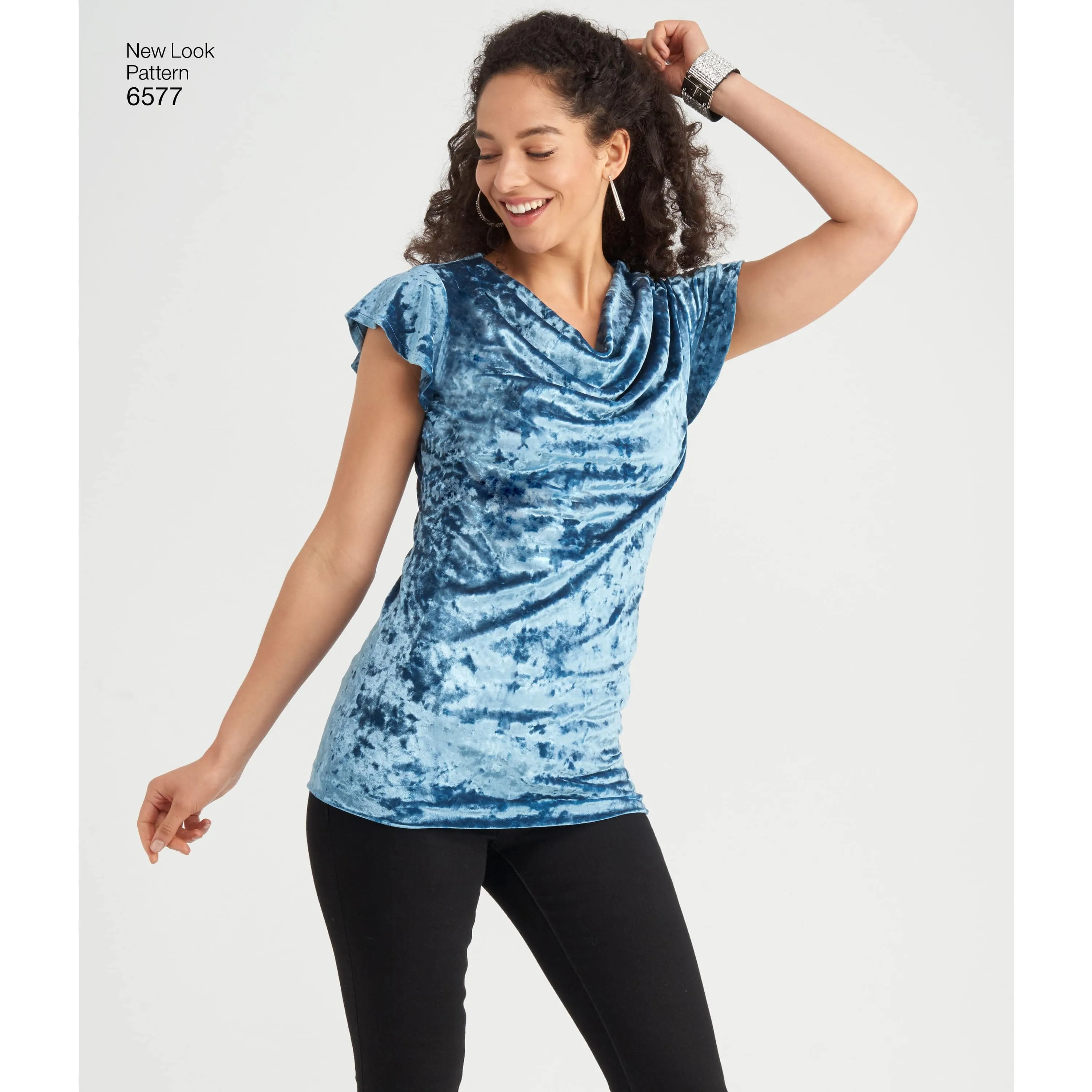 6577 New Look Pattern 6577 Misses' Knit Tops