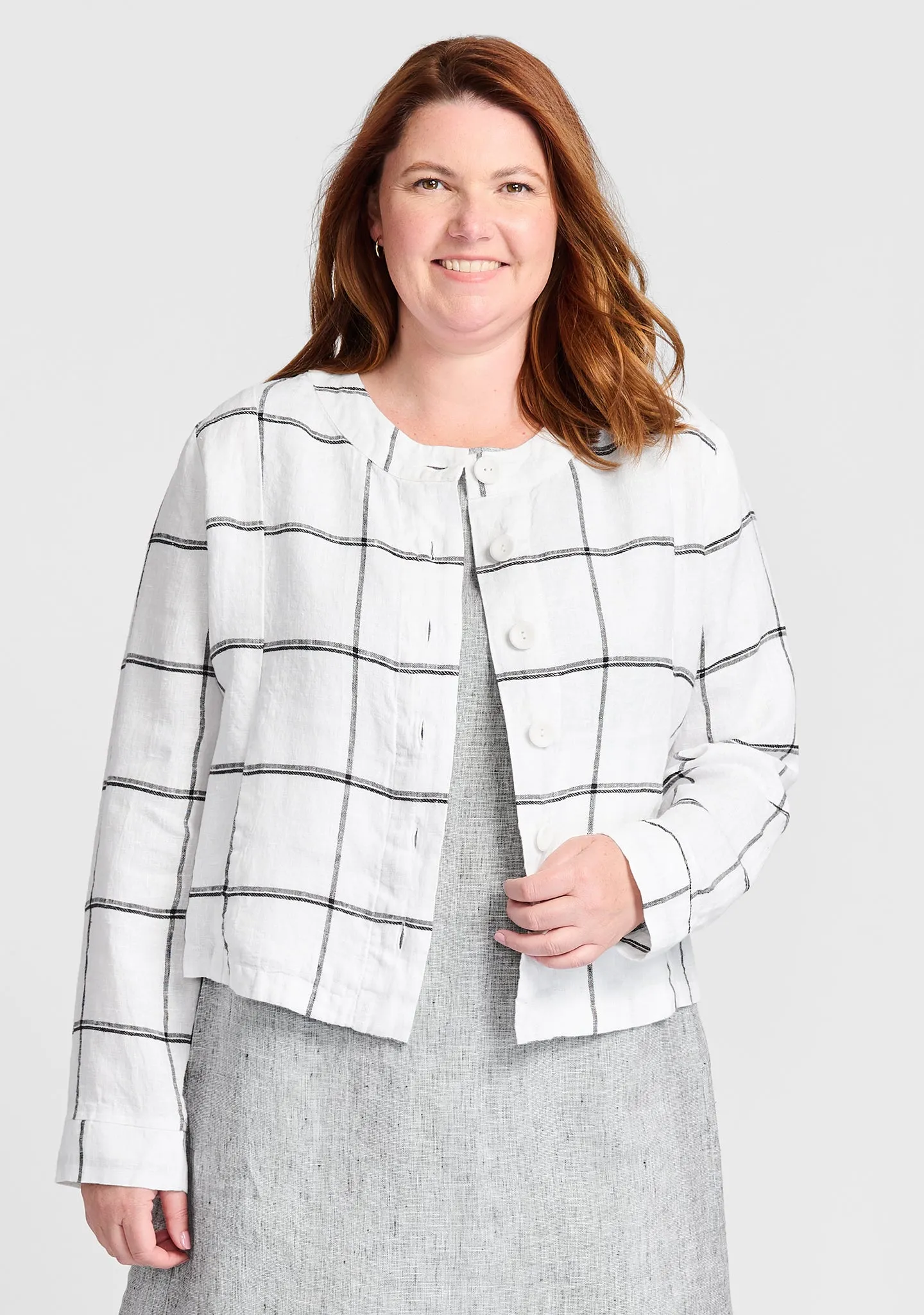 Adele Jacket - Linen Jacket - FINAL SALE