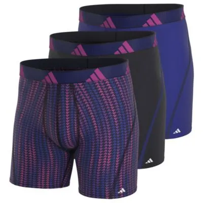 adidas Men's Sport Performance Mesh Graphic 3-Pack Boxer Brief