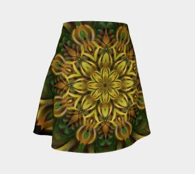 ALIEN SUNFLOWER FLARE SKIRT