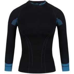 Alpinus Tactical Base Layer Women's Thermoactive Sweatshirt Black-Blue Gt43210 Xl