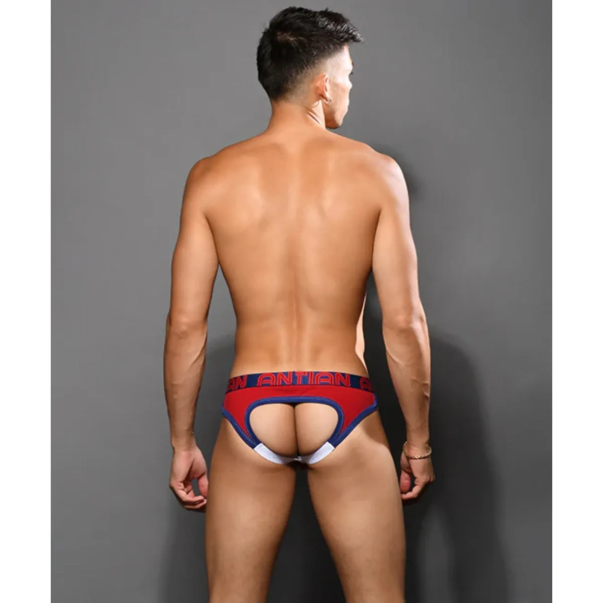 Andrew Christian Retro Pop Locker Room Jock Strap Red