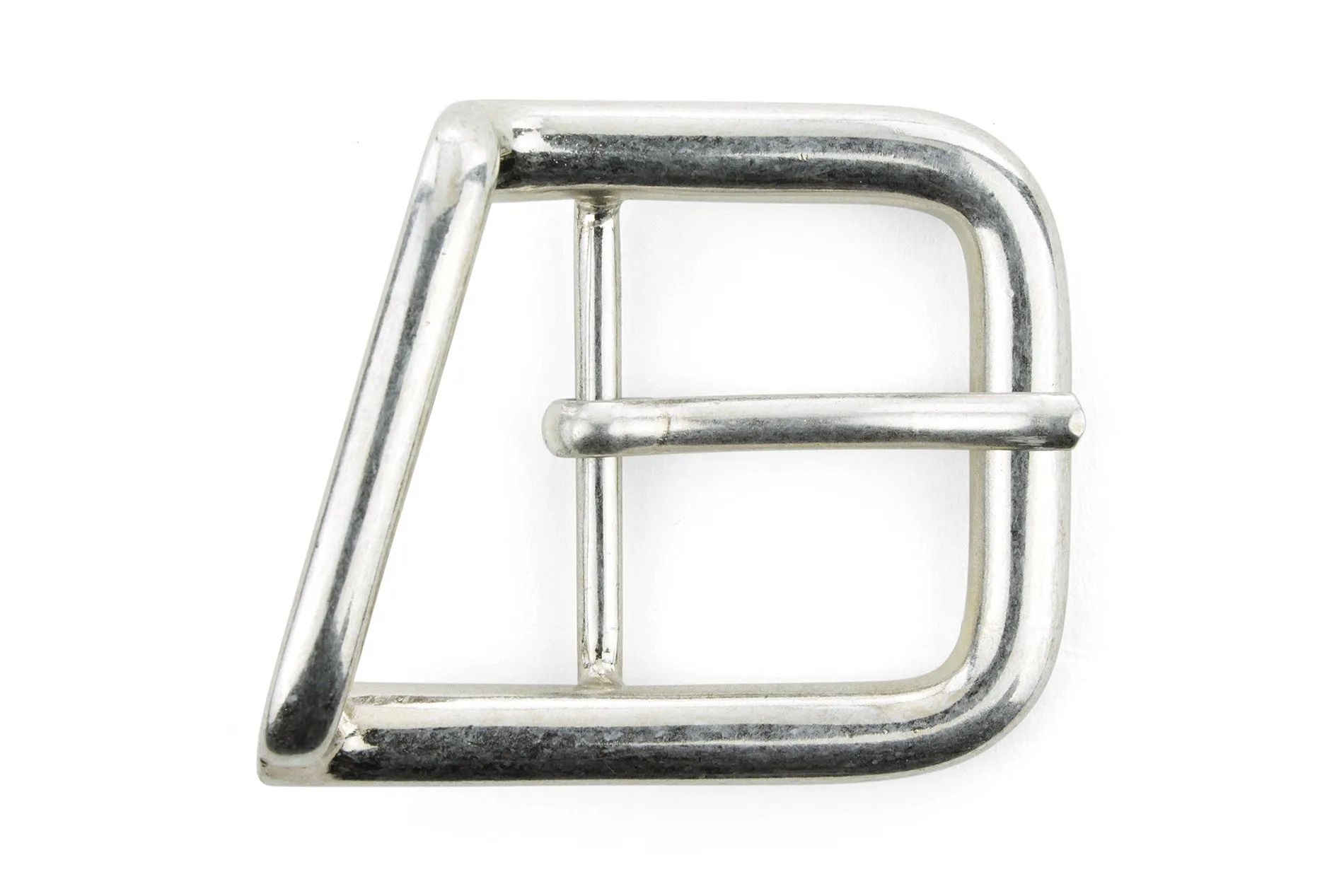 Angled Equestrian Style Centre Prong Buckle 40mm