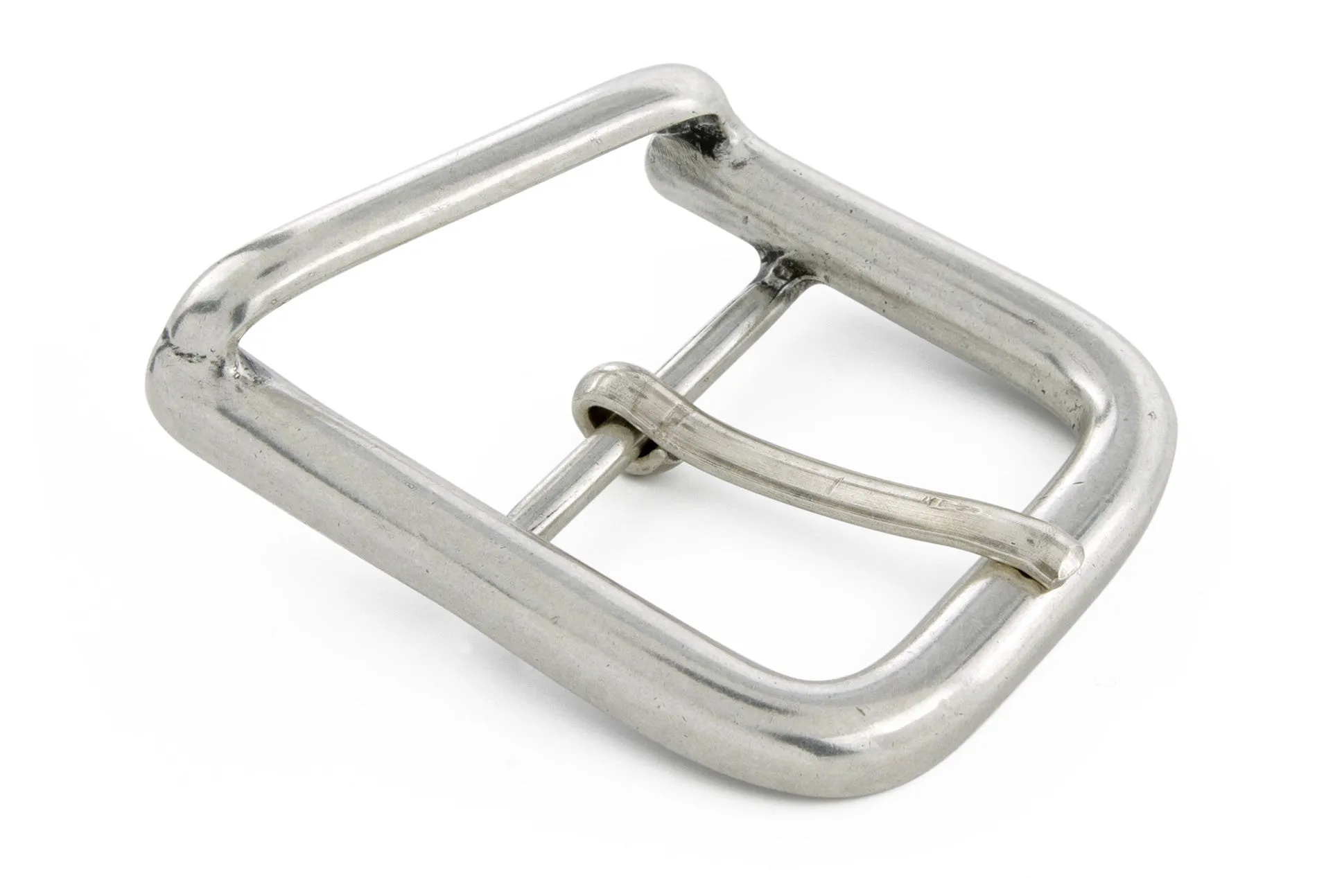 Angled Equestrian Style Centre Prong Buckle 40mm