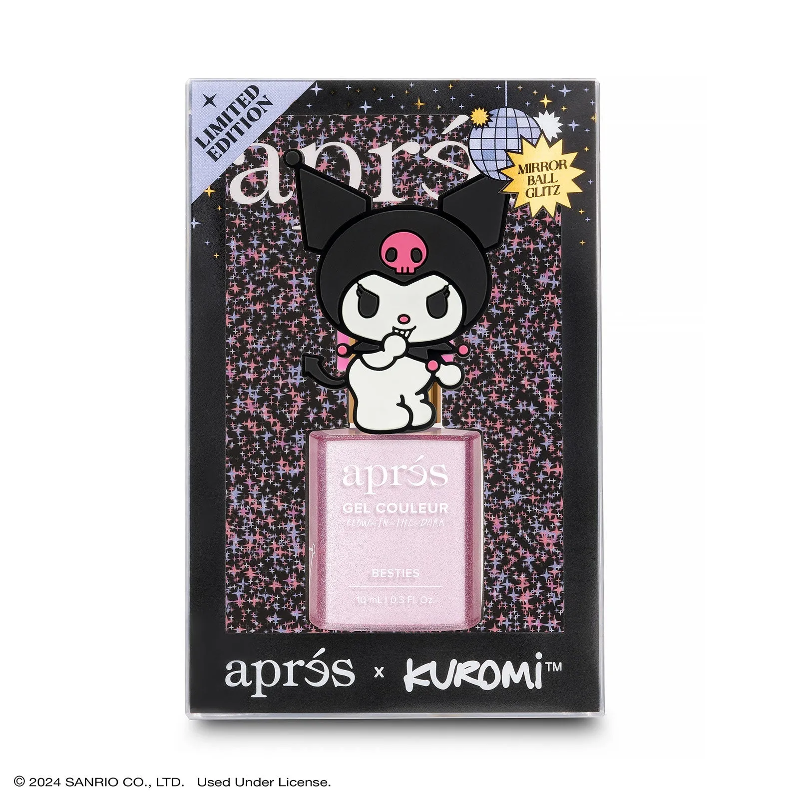 Apres - Kuromi Flash Glitter Gel Couleur - Besties