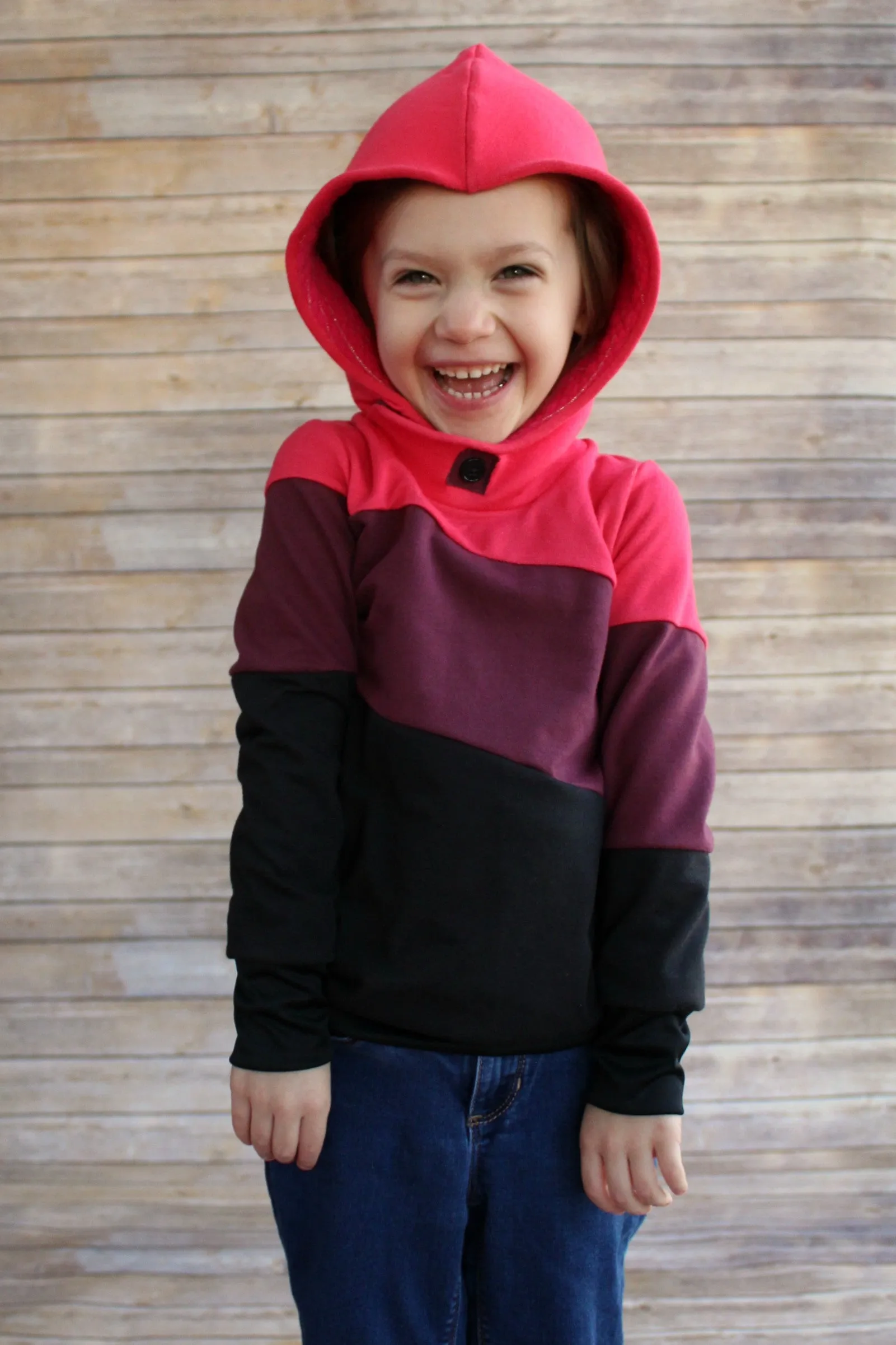 Around the Block Hoodie Pattern (kids)