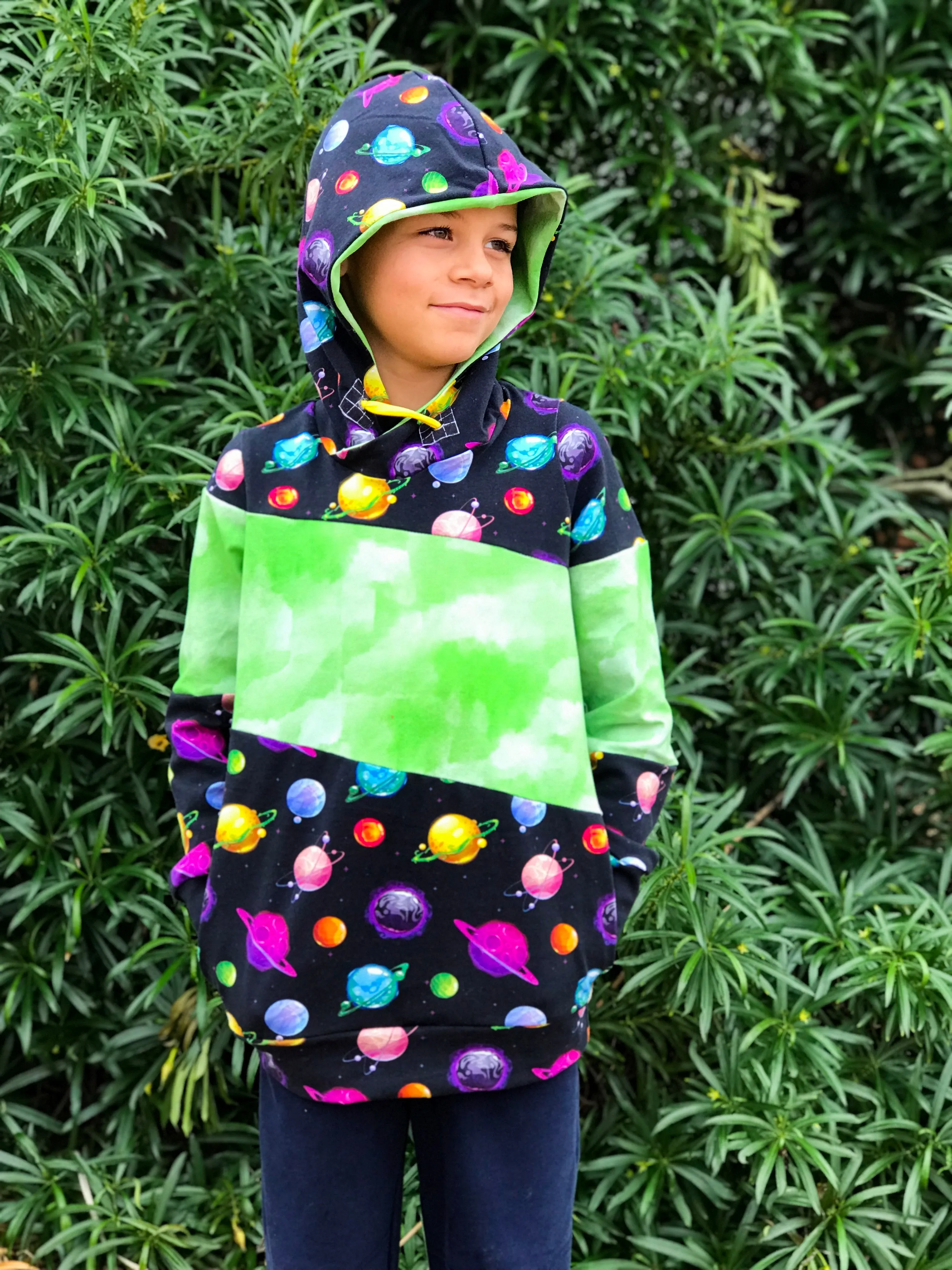 Around the Block Hoodie Pattern (kids)