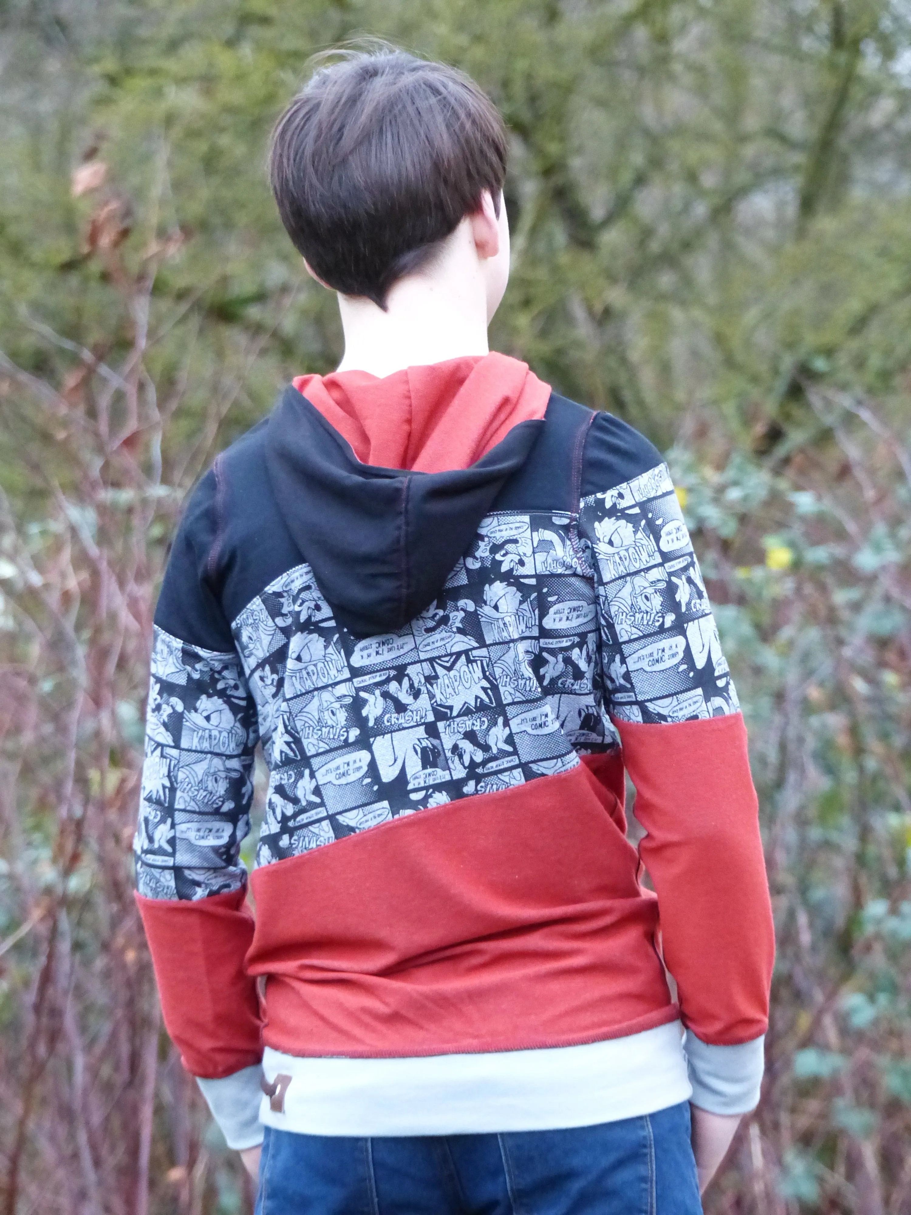 Around the Block Hoodie Pattern (kids)