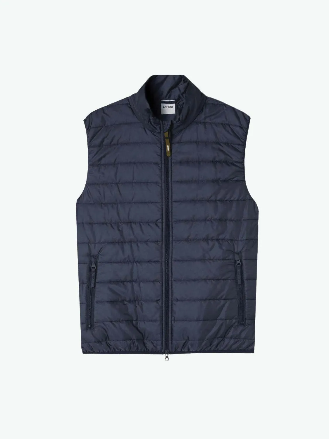 Aspesi Slim-Fit Quilted Shell Down Gilet Navy