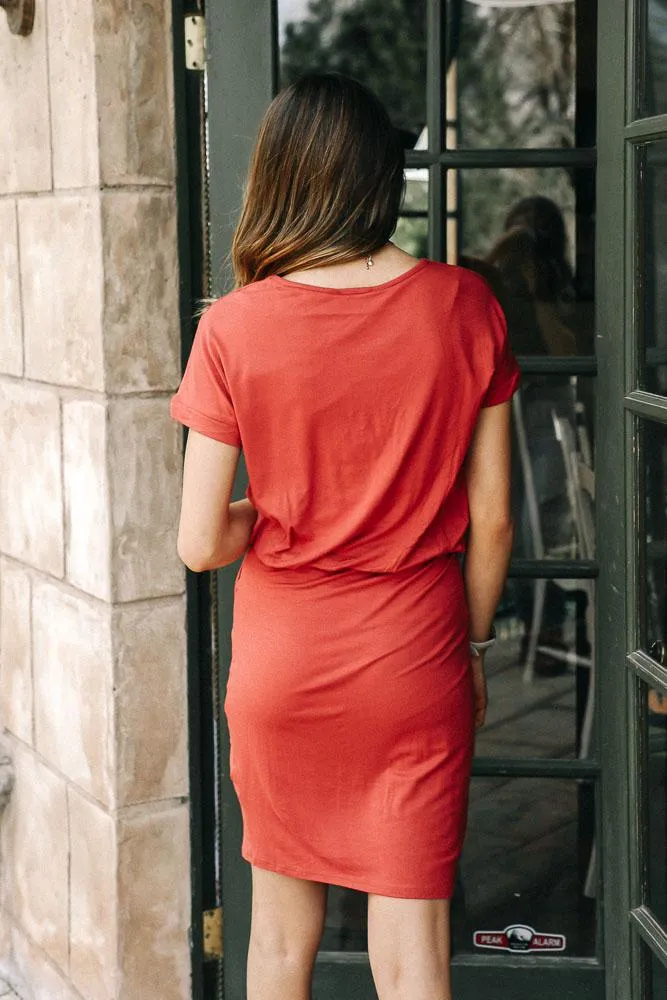 Audrey Dress in Red