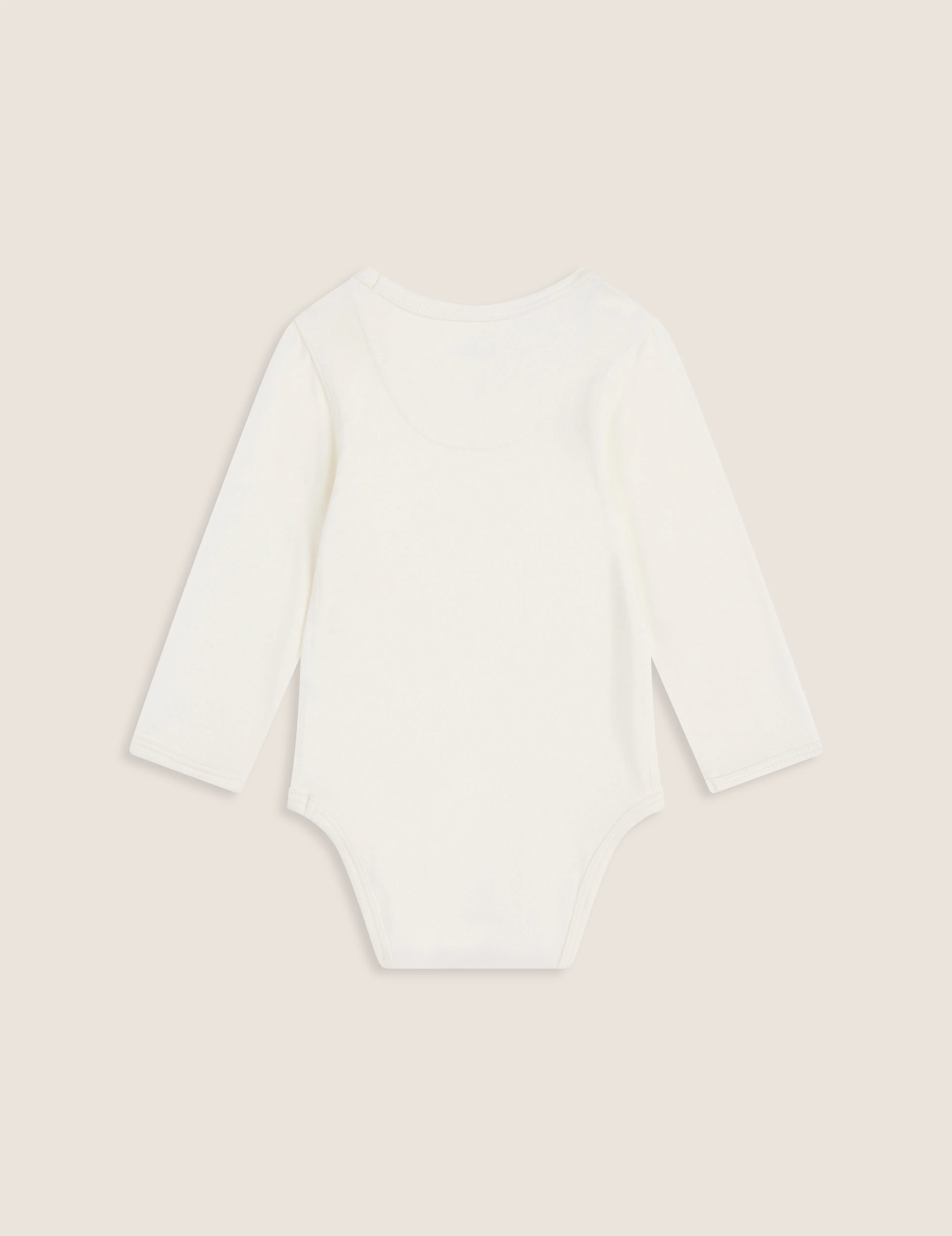 Baby Long Sleeve Bodysuit - Natural White