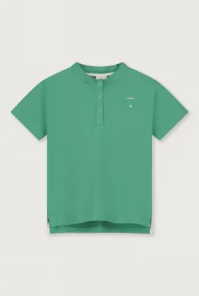 Baby S/S Henley Tee | Bright Green