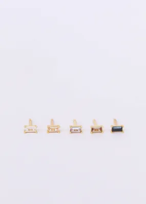 Baguette Earrings Set