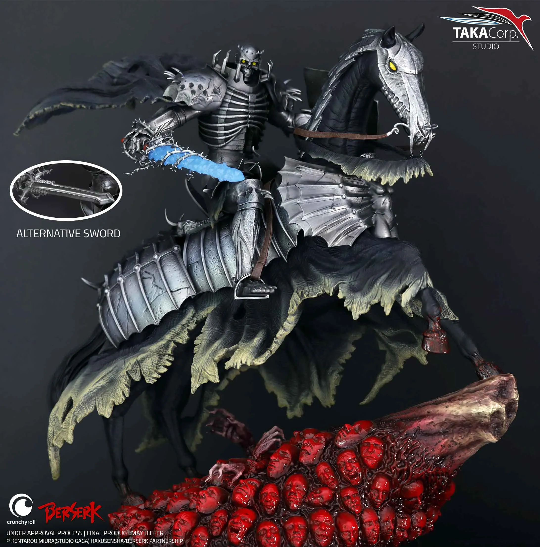 Berserk Skull Knight on Horse