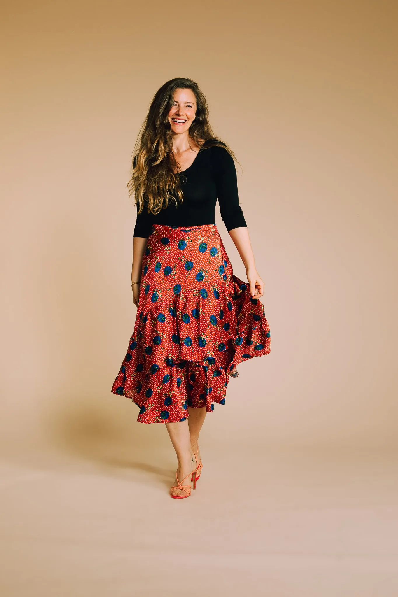 BHL Draft It Yourself - Ruffle Hem Wrap Skirt