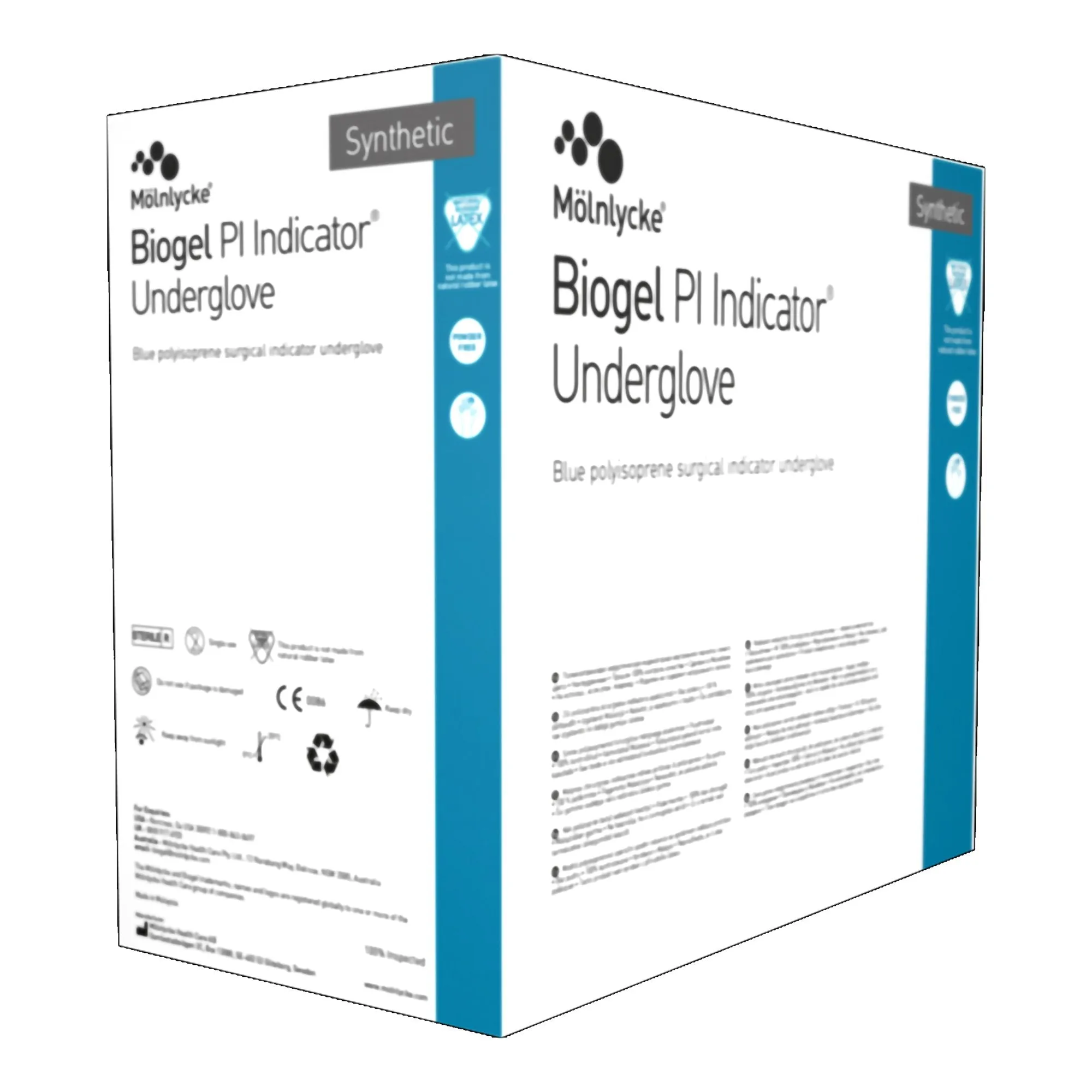 Biogel PI Indicator Underglove™ Polyisoprene Surgical Underglove, Size 8, Blue 50/BOX