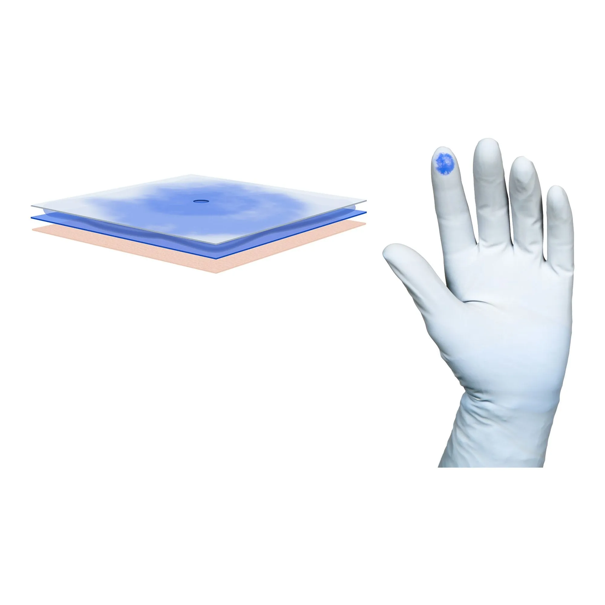 Biogel PI Indicator Underglove™ Polyisoprene Surgical Underglove, Size 8, Blue 50/BOX