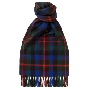 Blue, Green & Red Tartan Brushed Cashmere Scarf