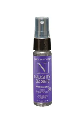 Body Boudoir Naughty Secrets Pheromone Body Fragrance Mist, 1oz