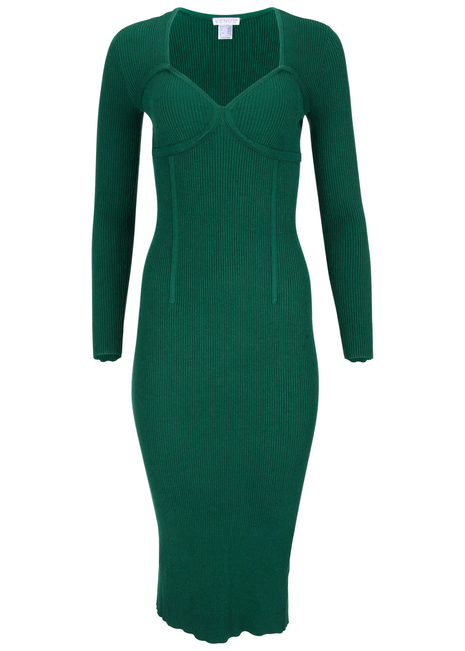 Bodycon Sweater Dress - Aventurine