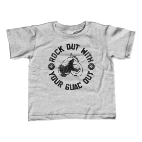 Boredwalk - Youth Rock Out With Your Guac Out T-Shirt Guacamole Funny Foodie