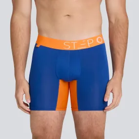 Boxer Brief - Navy & Orange