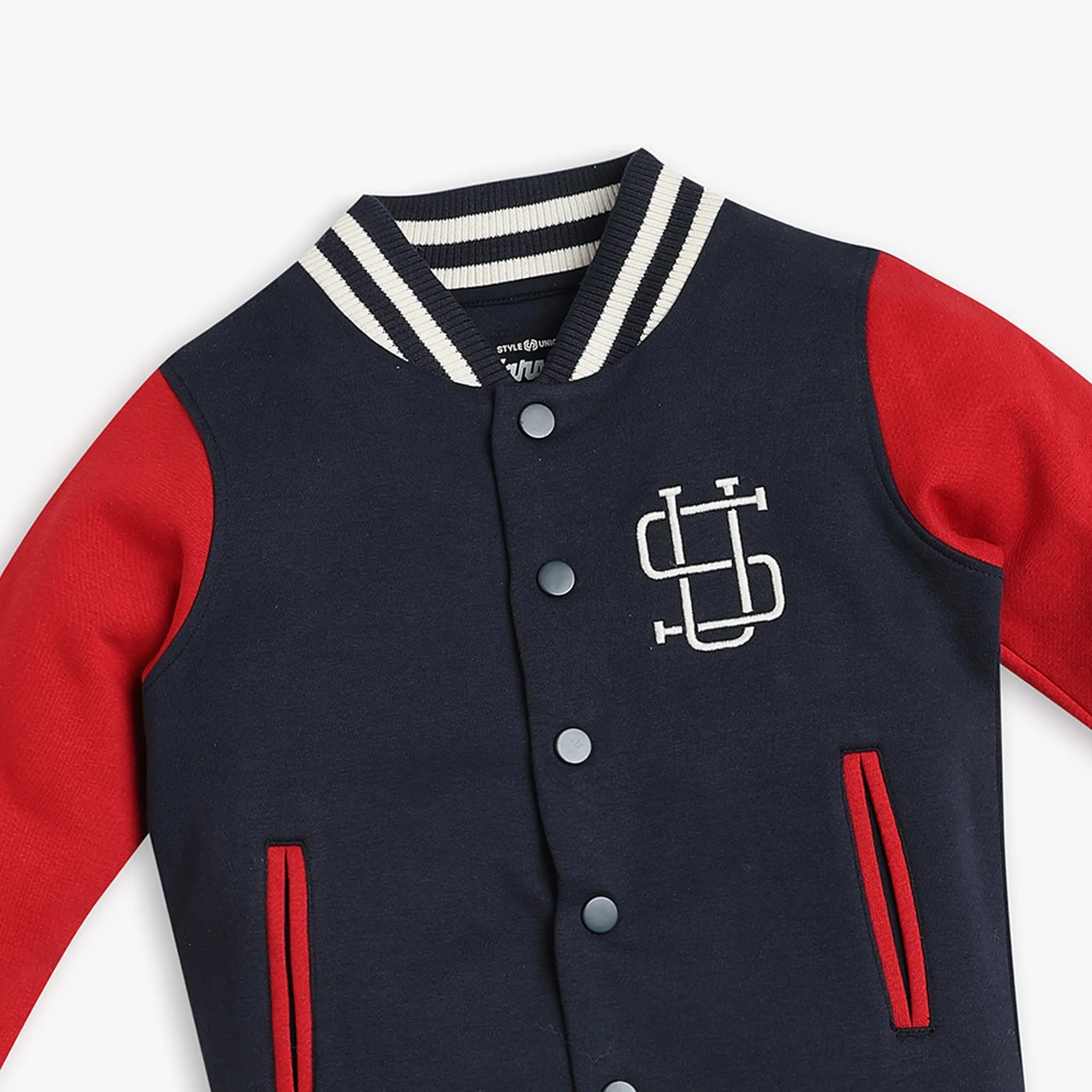 Boys Regular Fit Graphic Jacket