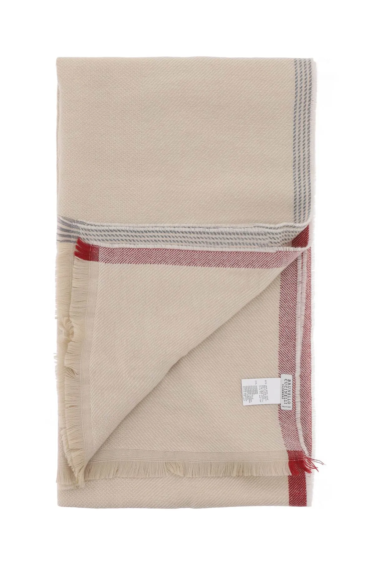 Brunello cucinelli wool & cashmere scarf