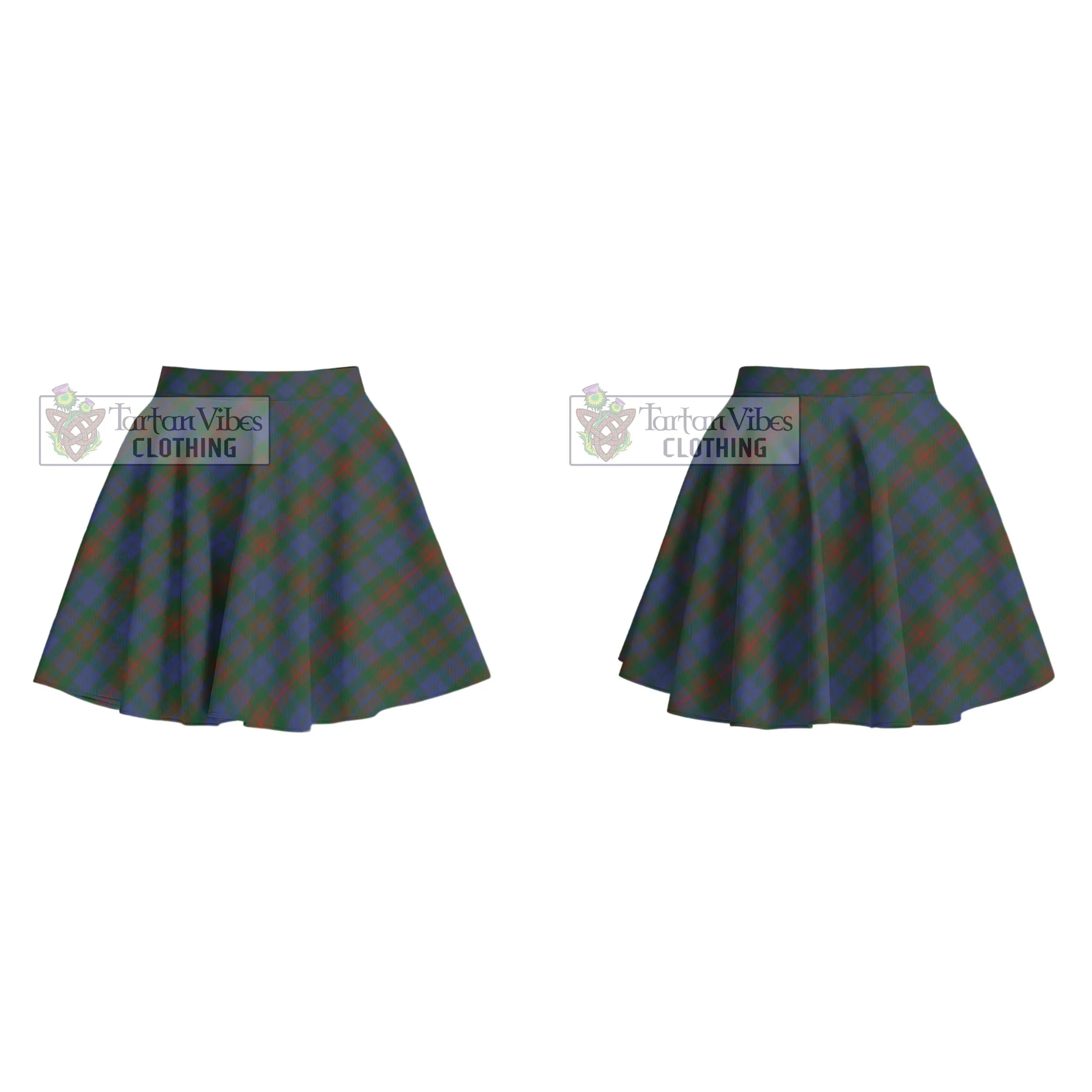 Buchanan Hunting Tartan Women's Plated Mini Skirt