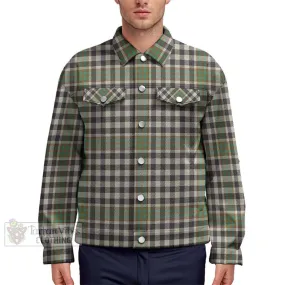 Burns Check Tartan Unisex Lapel Cotton Jacket