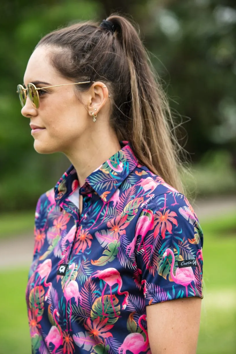 CA Ladies Funky Golf Shirt | Vibrant Mingos