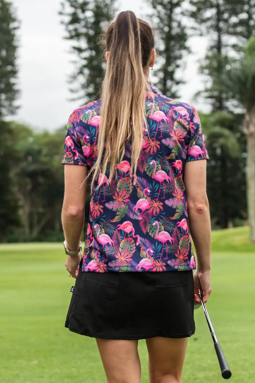 CA Ladies Funky Golf Shirt | Vibrant Mingos