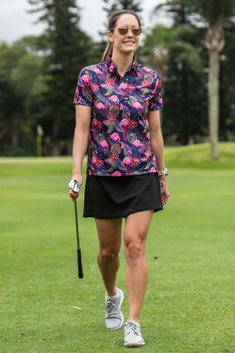 CA Ladies Funky Golf Shirt | Vibrant Mingos