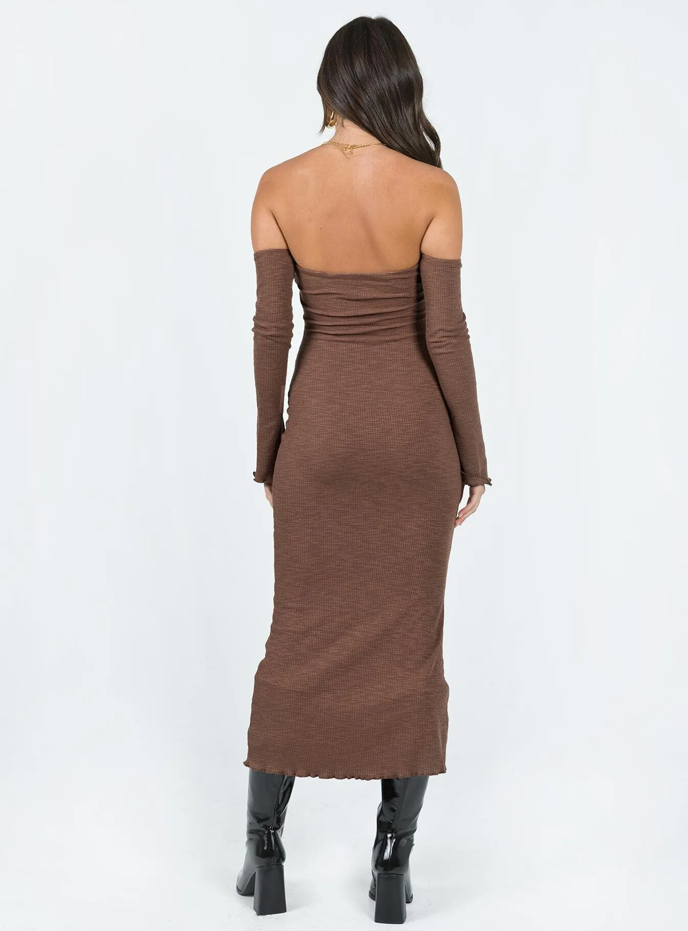 Calida Midi Dress Brown