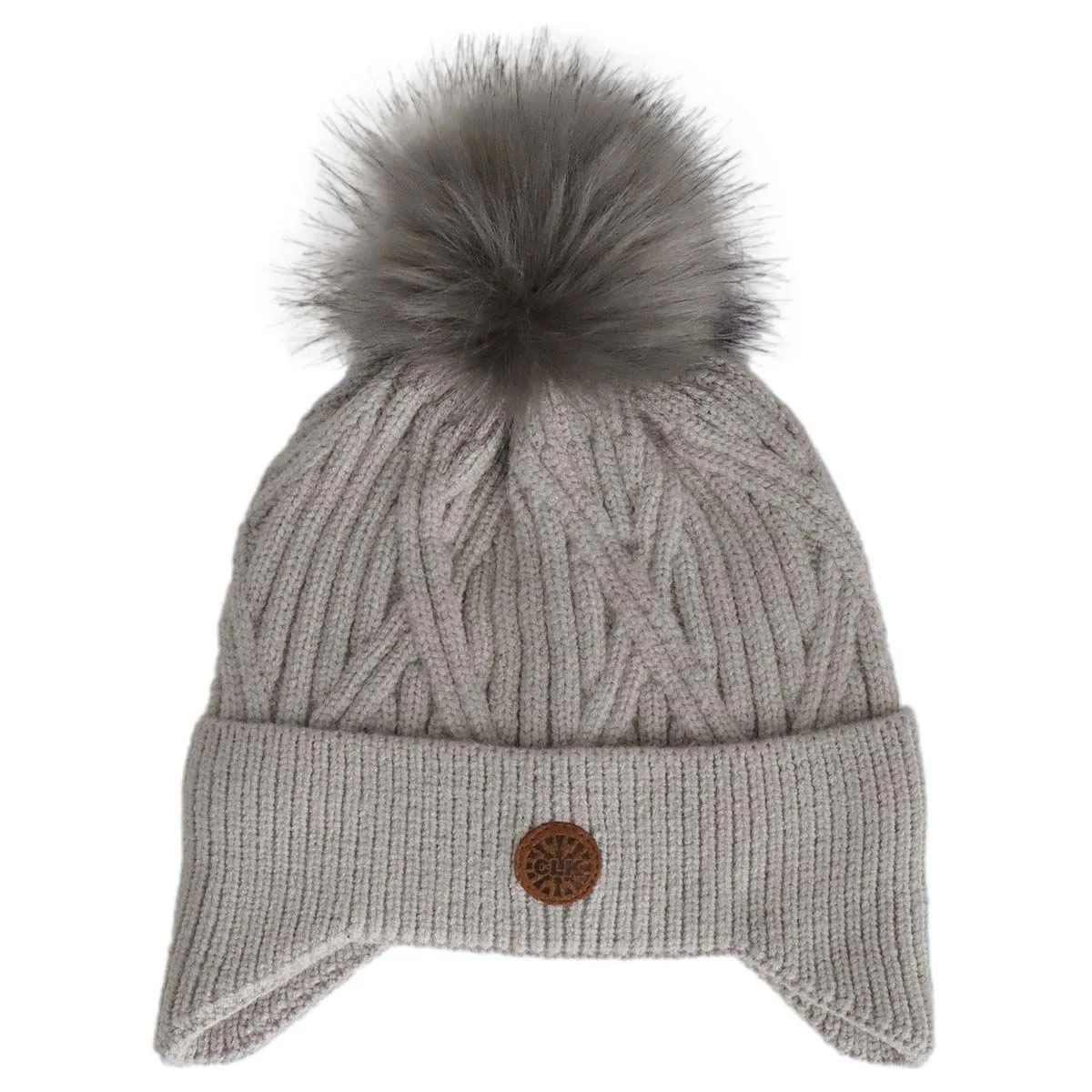 CaliKids® Pom Pom Knit Windproof Hat