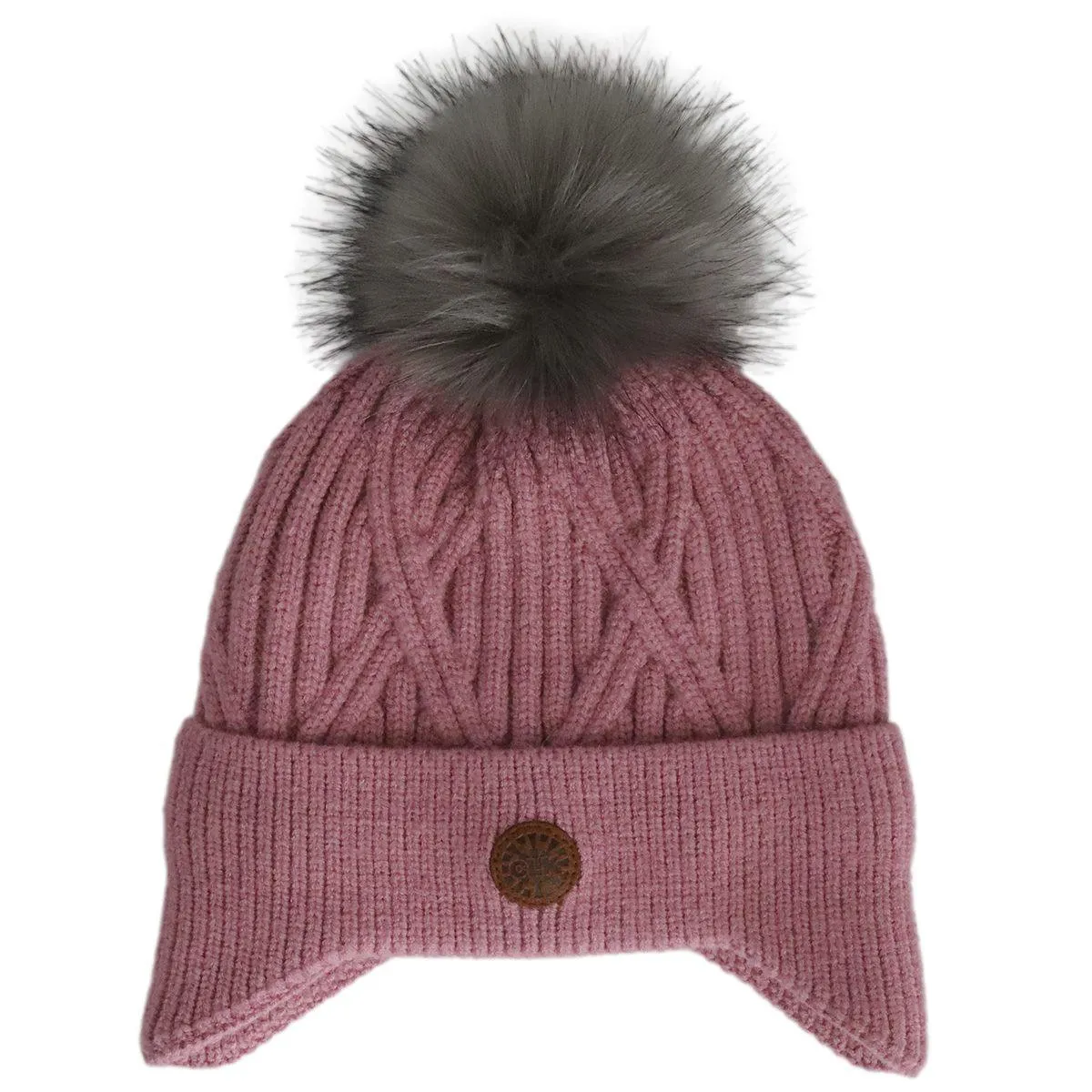 CaliKids® Pom Pom Knit Windproof Hat