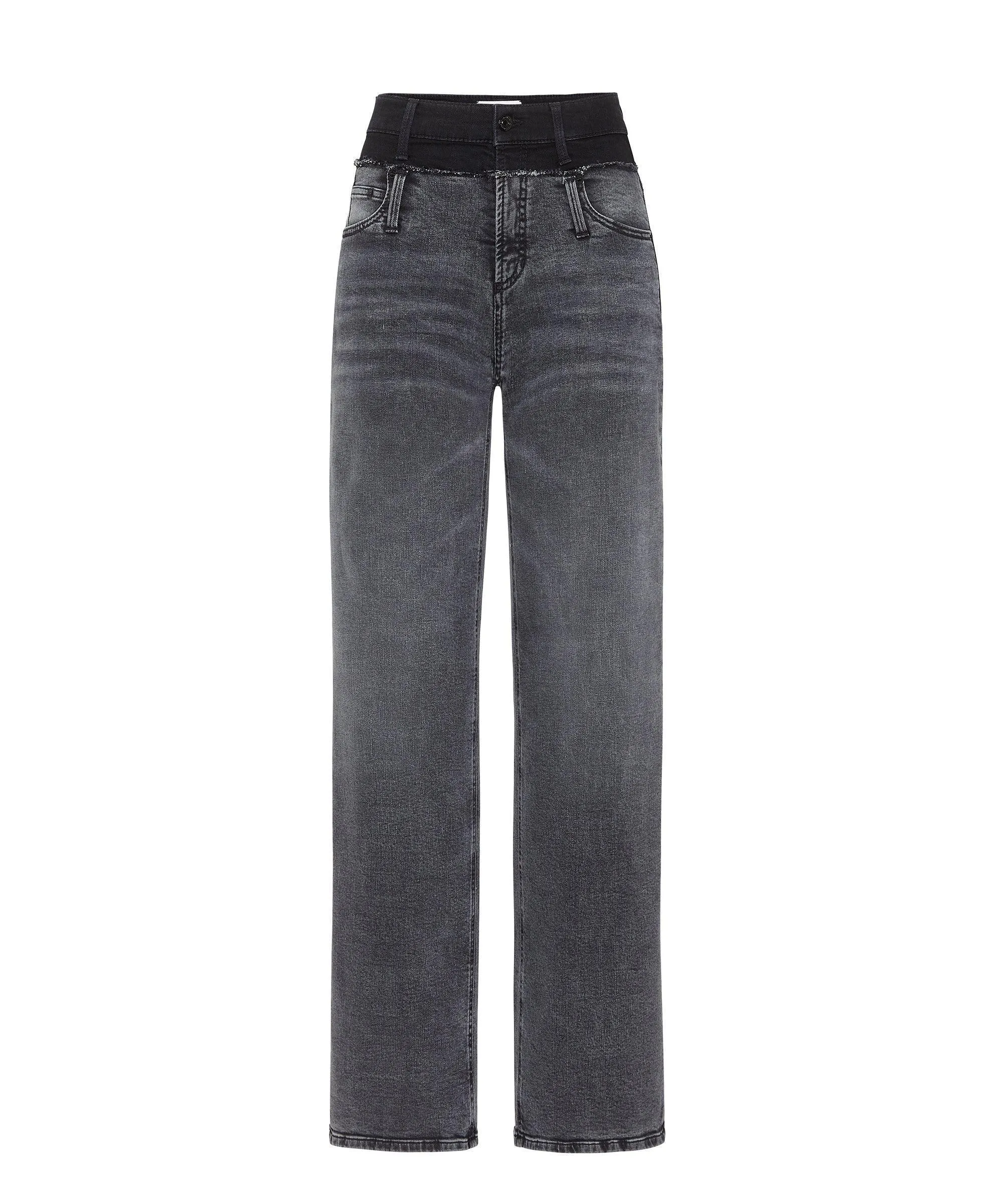 Cambio Shannen Two Tone Waist Jeans