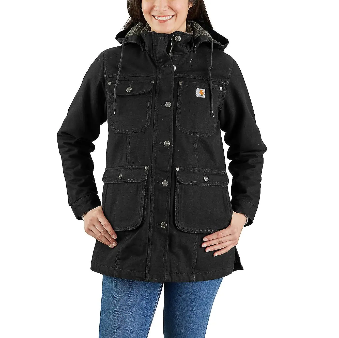 Carhartt Damen Weathered Duck Coat Gefütterter Wintermantel 105512