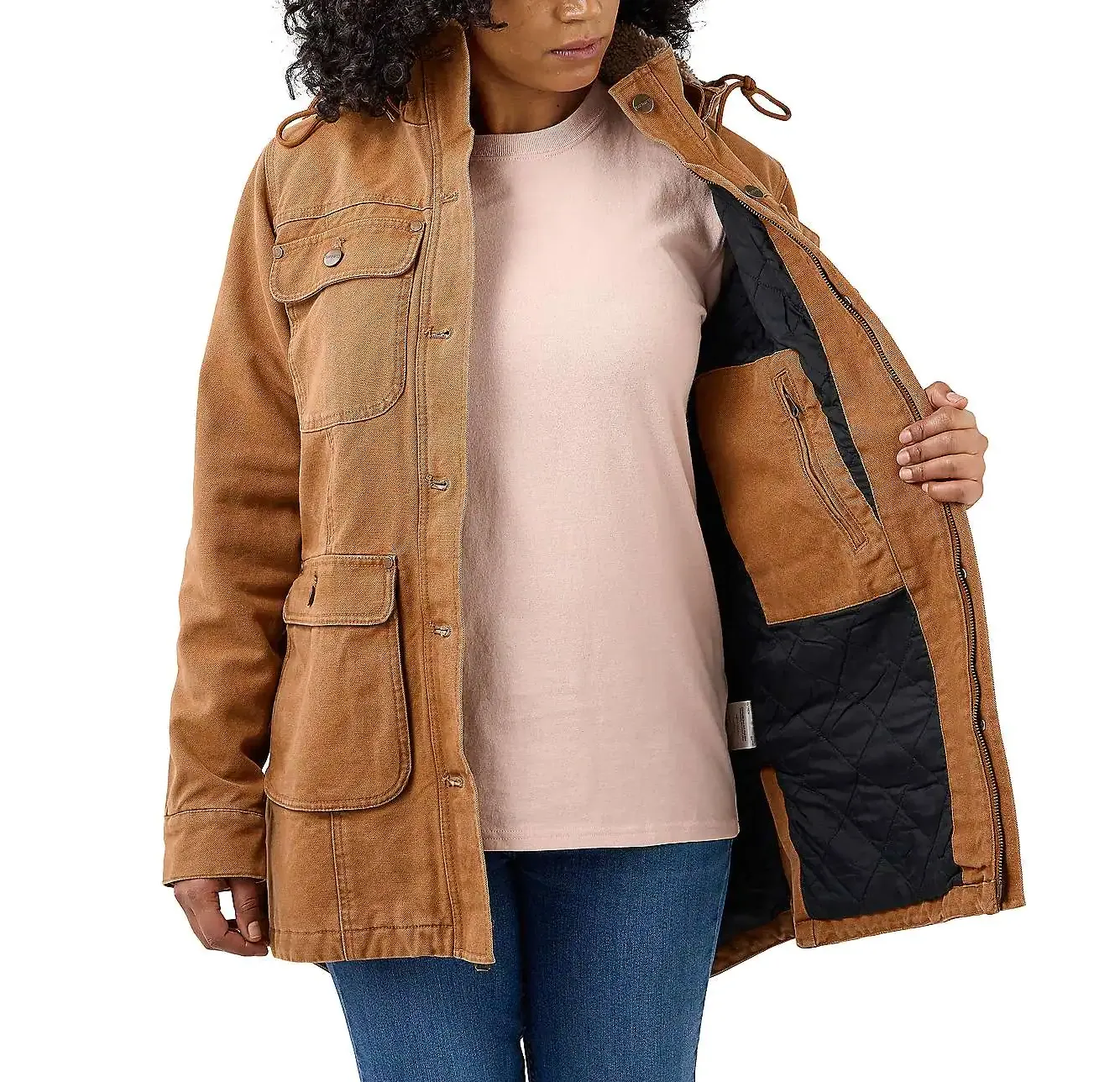 Carhartt Damen Weathered Duck Coat Gefütterter Wintermantel 105512