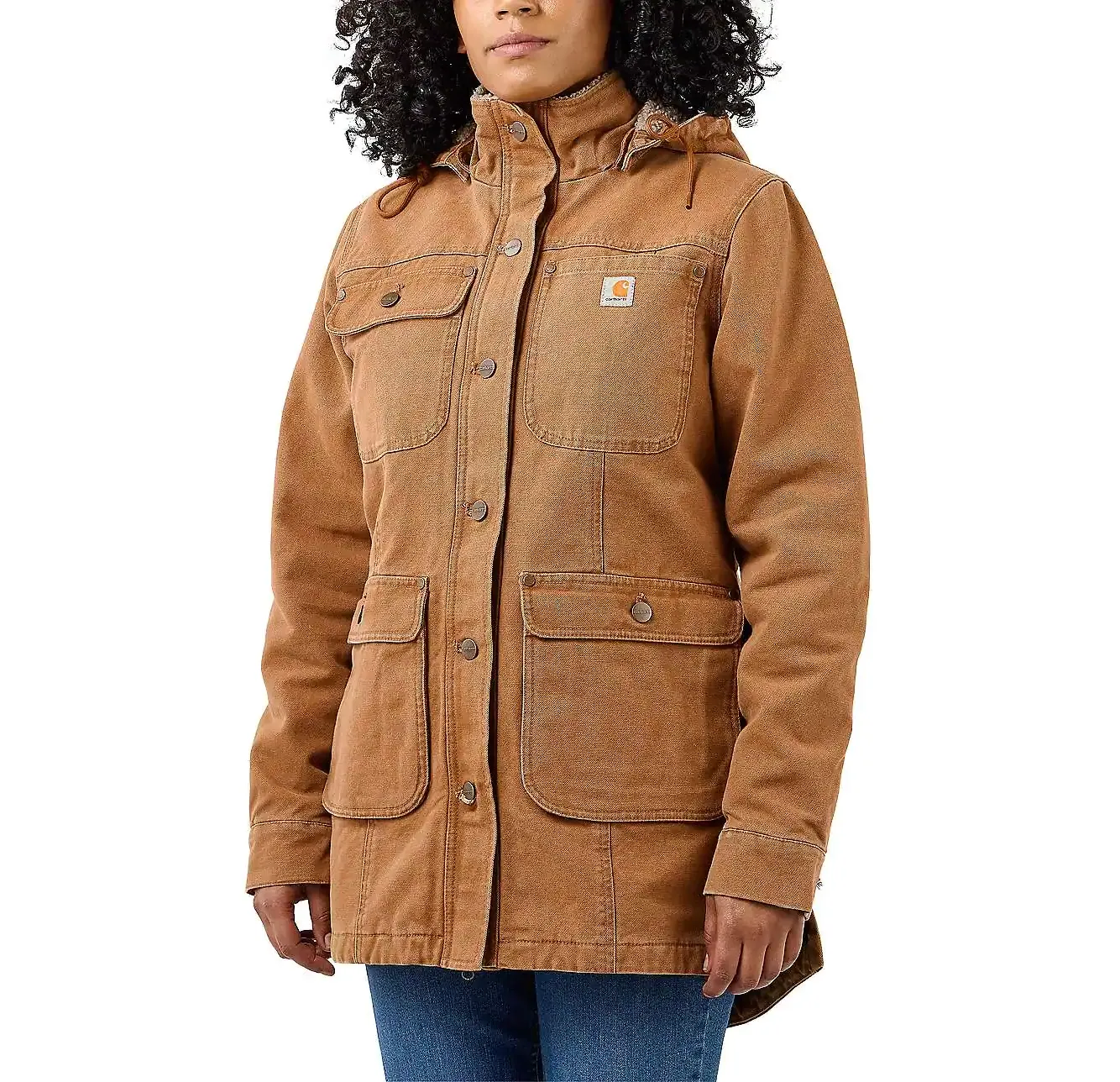 Carhartt Damen Weathered Duck Coat Gefütterter Wintermantel 105512