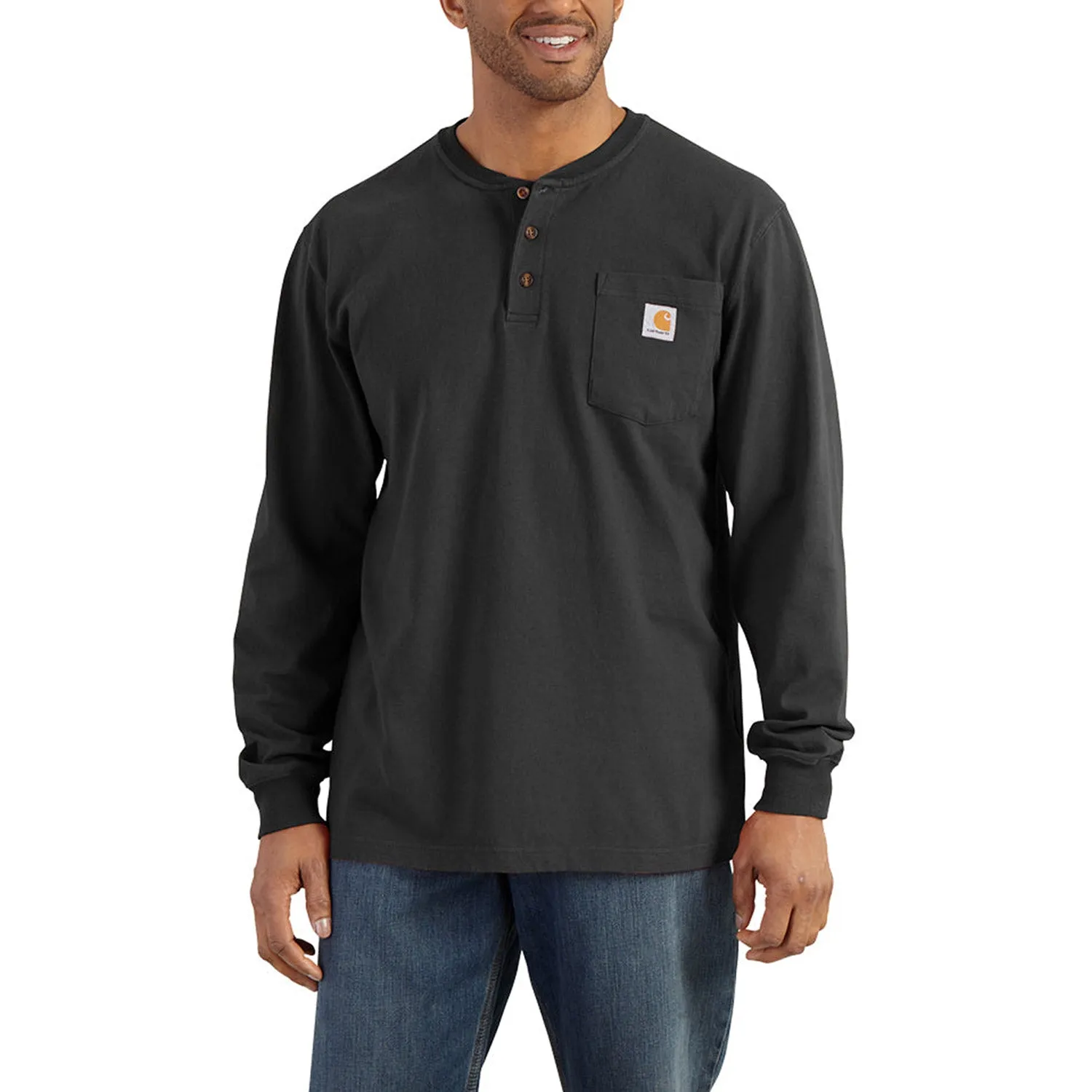 Carhartt Men's Long Sleeve Pocket Henley