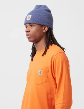 Carhartt-WIP Acrylic Watch Beanie Hat - Cold Viola