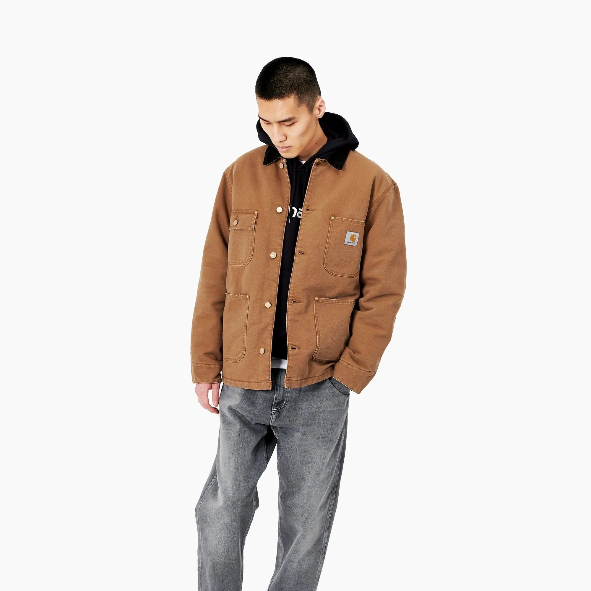 Carhartt WIP OG Chore Coat in Hamilton Brown