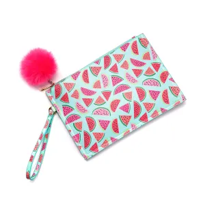 Charlie Paige Watermelon Print Wristlet