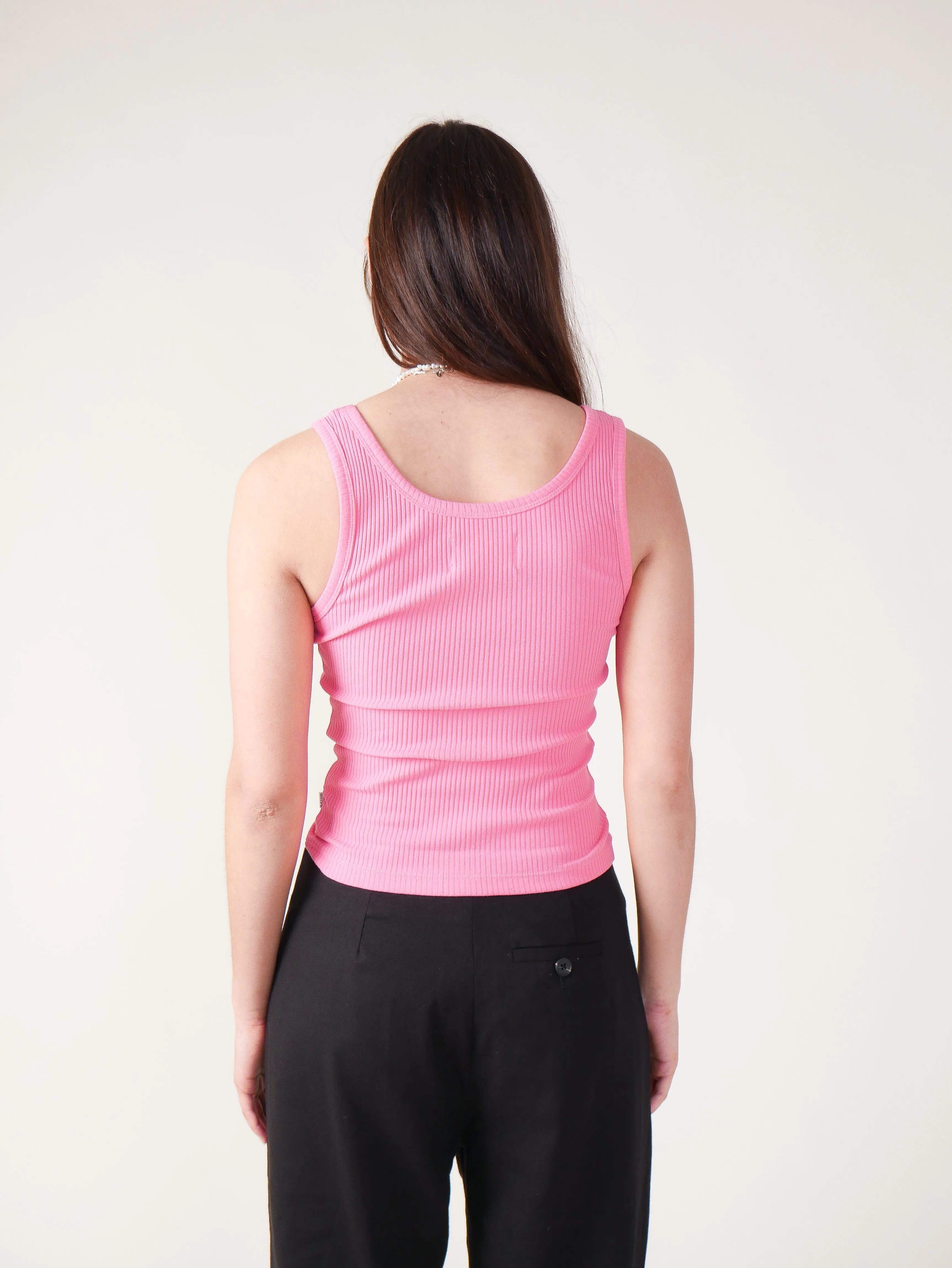 Classic Rib Tank - Pink