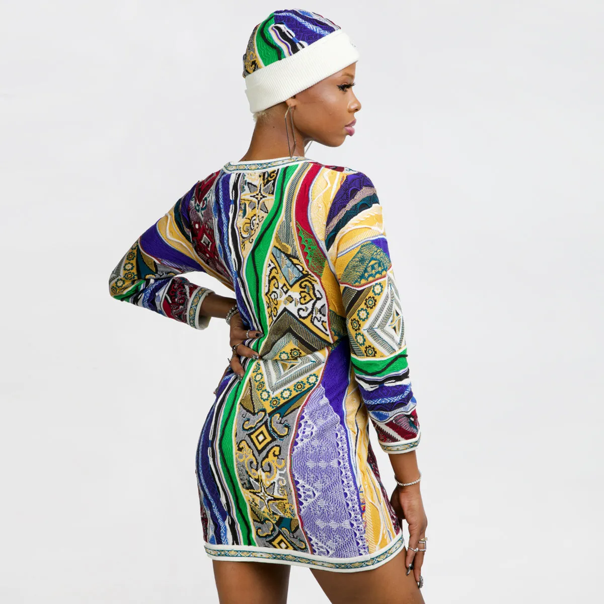 COOGI SCOOP NECK OG SWEATER DRESS